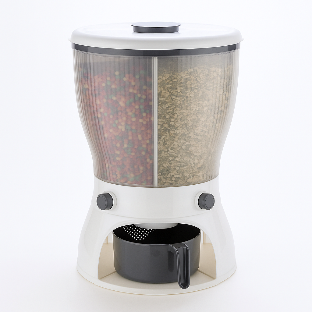 4-in-1 10L Rice & Grain Storage Dispenser