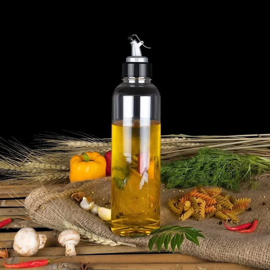 Unbreakable Transparent Oil Dispenser Bottle – 1 Litre Capacity