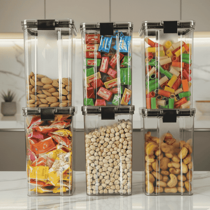 1100ml + 700ml Air-Tight Kitchen Storage Containers