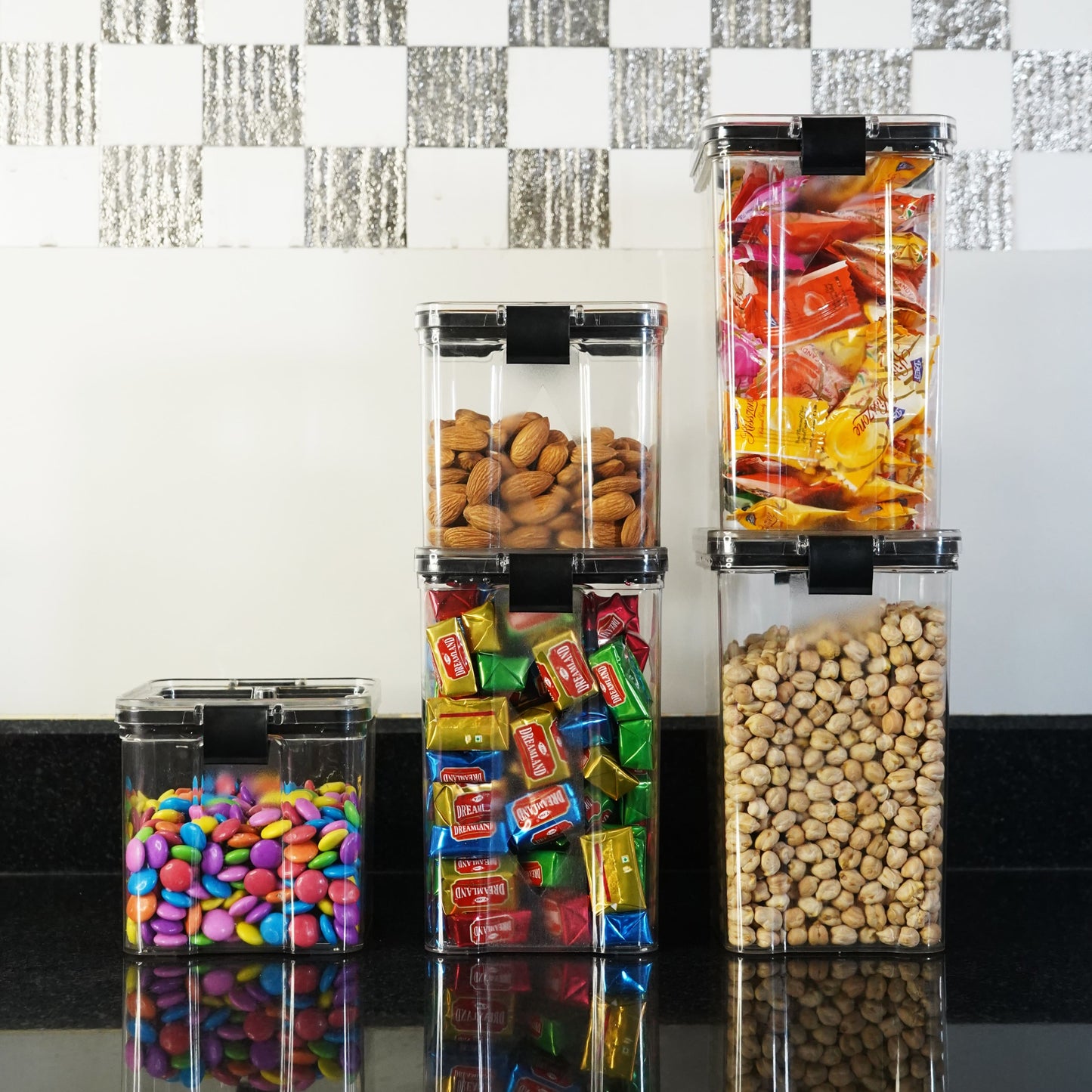 1100ml + 700ml Air-Tight Kitchen Storage Containers