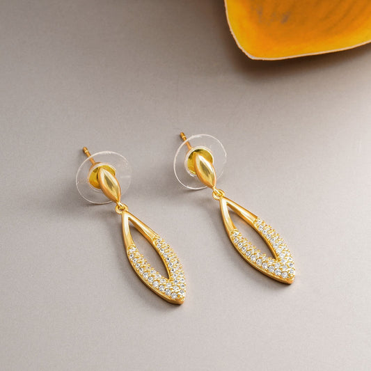 Gold Teardrop Earrings