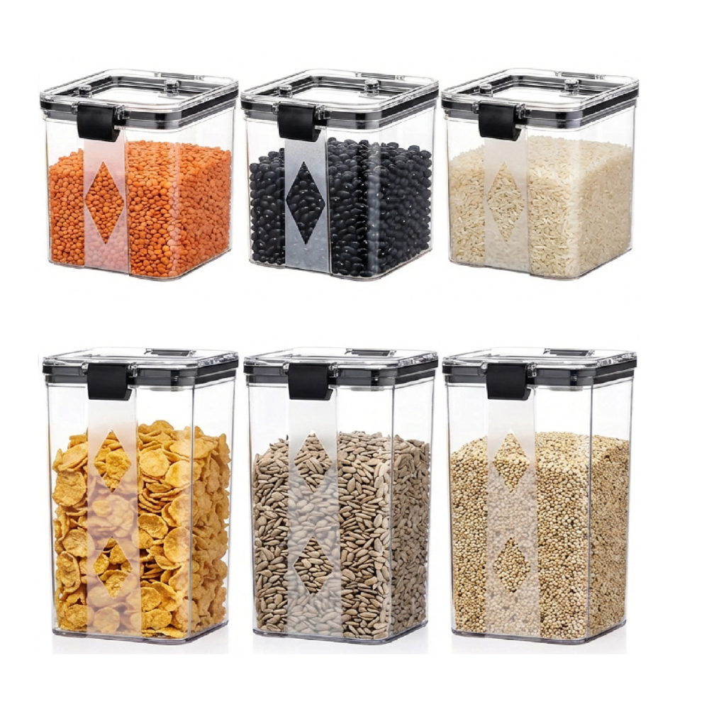 1100ml + 700ml Air-Tight Kitchen Storage Containers