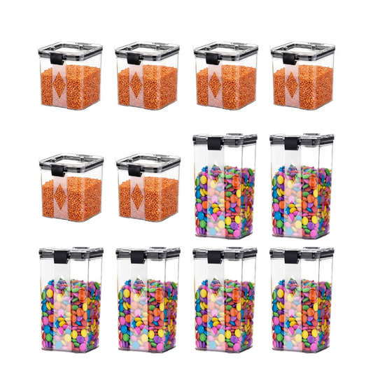 1100ml + 700ml Air-Tight Kitchen Storage Containers