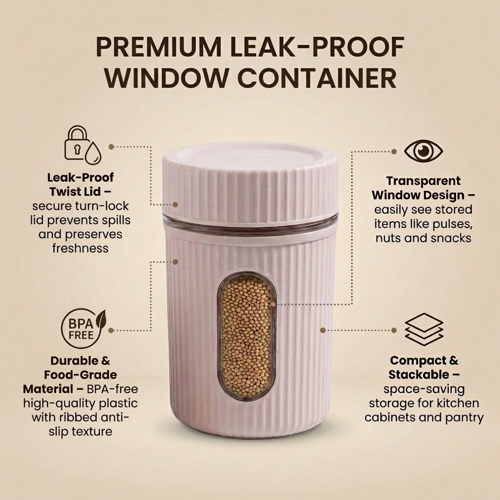 Window Storage Container – Approx. 800 ML