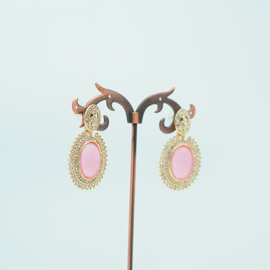  Pink Color Earrings